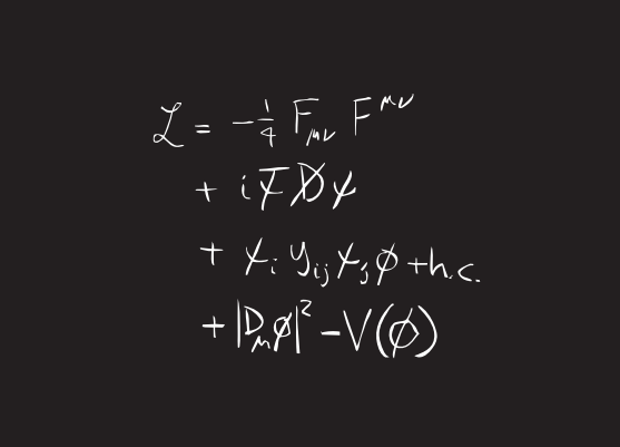 carte postale formule du modèle standard