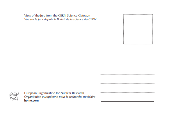 Science Gateway and Jura view postcard back