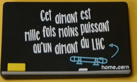 Cet aimant est mille fois moins puissant qu'un aimant du LHC